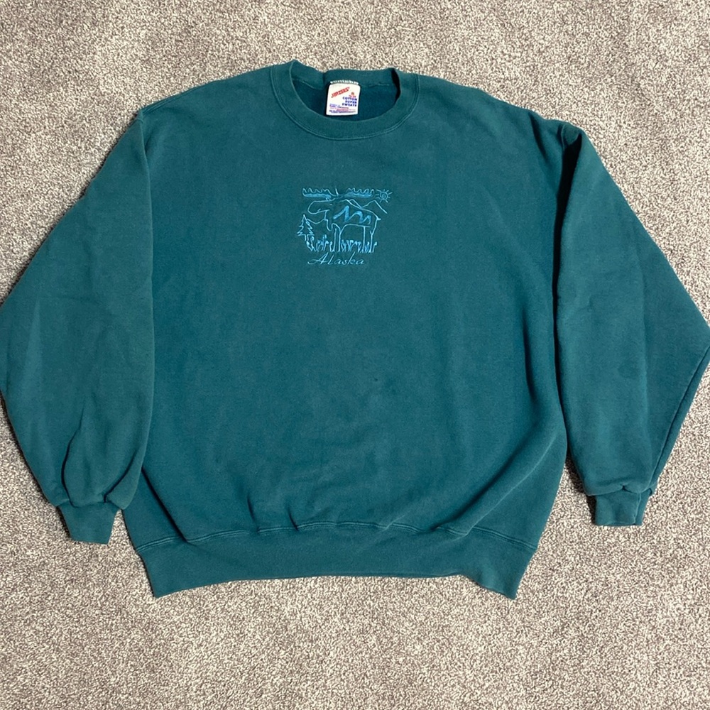 JERZEES XL Cotton Super Sweats Vintage 90s Sweatshirt